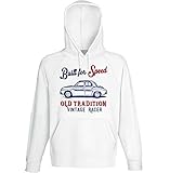  Teesandengines Men\'s Renault Ondine Built for Speed White Hoodie Size Small