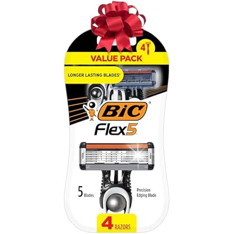 BIC Flex 5 Titanium Disposable Razor for Men Cover