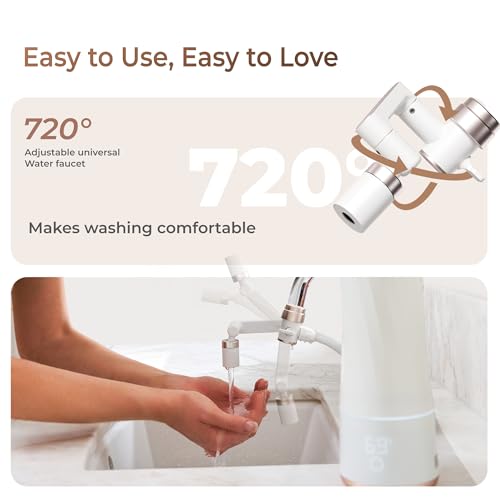 Waterdrop Skincare face Washer BFC1, nanoscale deep Cleaning, frizz Control Hair Care, Anti Hair Loss, Dental Care, Skin Care for Teens and Baby and Waterdrop G3P800 Reverse Osmosis System - Image 8