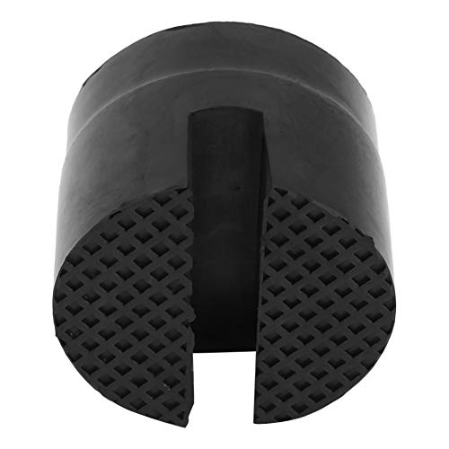 Image of Jack Rubber Pad, Black Universal Floor Jack Stand Pad Adapter Pinch Weld Side Frame Rail Protector Heavy Duty Car Lift Tool Accessories for Most Cars