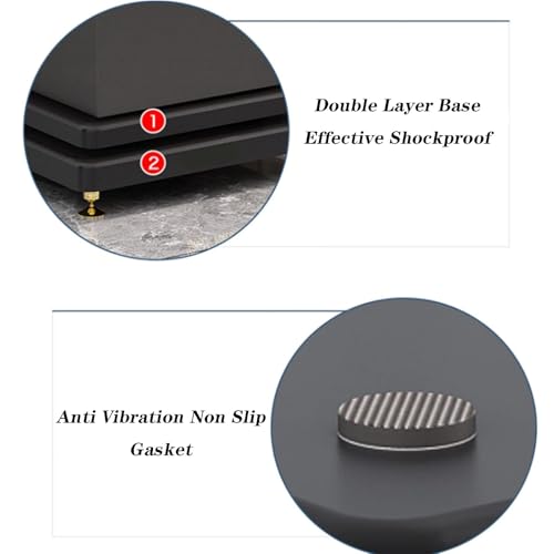 Soporte universal para altavoces con base de tres patas y ruedas giratorias 4