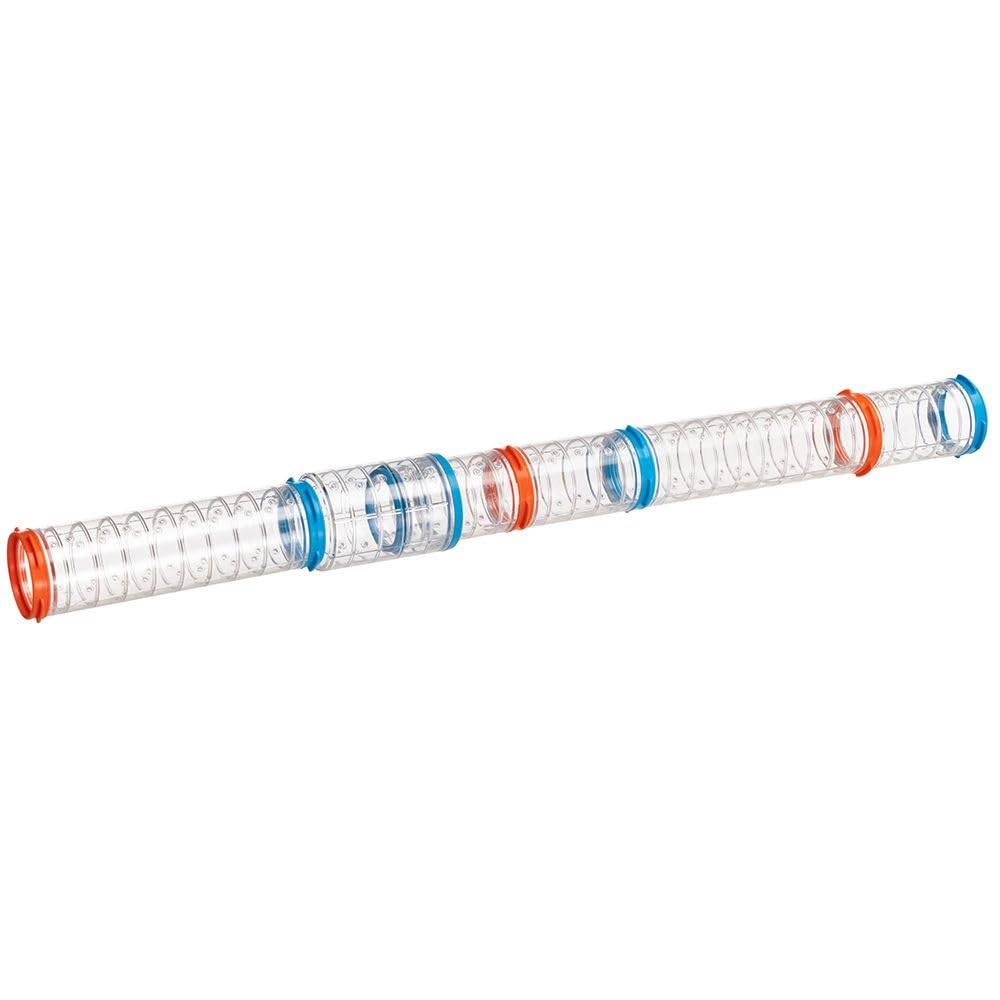 Ferplast Ensemble de Tubes Hamster, Accessoire Cage Hamster, Total 7 pièces, Tunnels pour Hamsters Transparents avec Trous de Ventilation, Raccords Inclus, KIT Tube Tunnel, Jouet Hamsters
