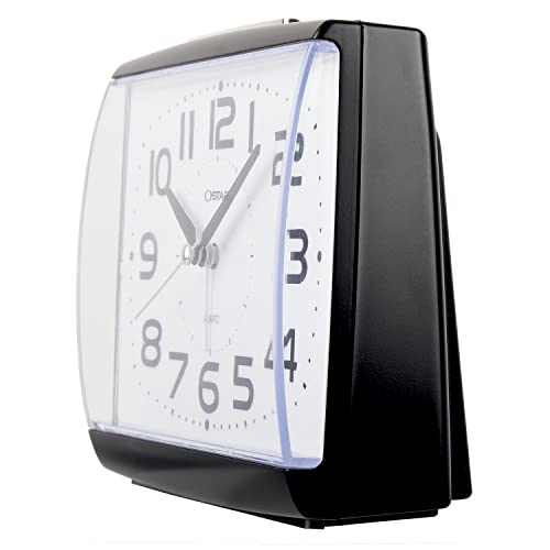 Ostar Silent Big Face Analog Alarm Clock Lighted Snooze Clock Battery Operated Bedroom Bedside Easy To Use Large Bolded Numbers Best For Seniors #TOP4