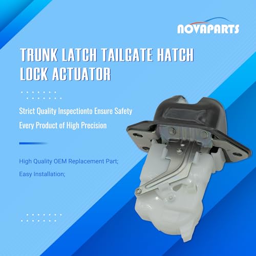 Image of NOVAPARTS Trunk Latch Tailgate Hatch Lock Actuator for 2005 2006 2007 Nissan Murano S SE SL 3.5L 2007 Versa S SL 1.8L Replaces 90502-CA00C 90502EN000 90502-ZN90A