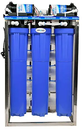 WHOLER 50 LPH Commercial RO Water Purifier Plant, 50 Liter with Auto Shut Off, with Tds Adjester, Full Stainless Steel Body, Works Upto 3000 tds