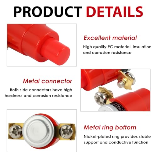 Thermoschutzschalter für Kabeltrommel, 1-polig, 250V, 16A, 56°C, Schalter Stecker Kombination 250V, Sicherung 16A, Thermoschalter 230v, Überhitzungsschutz,für 230V Kabeltrommeln und Elektrogeräte