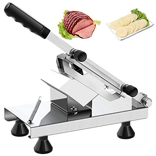 ZCM-JSDTWS Kleine manuelle Haushalts Fleischhobel, Lamm Rindfleisch Allesschneider, Roll Fleisch Gemüse Fleisch Käse…