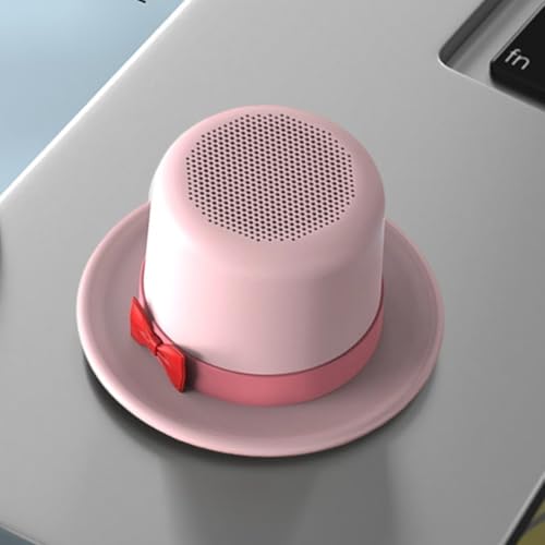 Boîtier sonore forme de haut-de-forme sans fil avec aimant extérieur et support smartphone