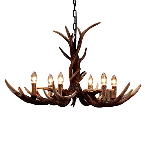 Lustre en corne de cerf style industriel créatif haut de gamme