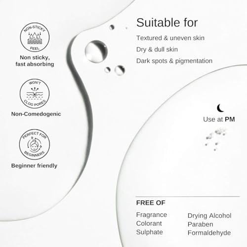 Image of The Formularx Air Brush Facial - All In One Lactic Acid Serum + Glowing & Brightening Serum For Instant Radiance, Removes Dullness, and Smoothens Texture + For All Skin Types (50 g)