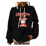 Funyplus Hoodie Women's Longlangarm Kapuzen-Bluse Kordelzug 3D Sanft Hoodie Women's Buissnes Kapuzenpulli Modernes Herbste Lauschig