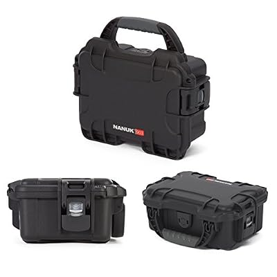 NANUK 903 Small Waterproof Hard Case with Foam Insert 9.1 x 6.8 x 3.8- Black