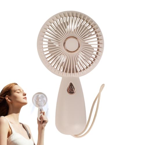 Mini ventilador de mano recargable USB para solucionar los sofocos del verano 8