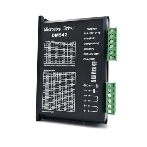 Driver DM542 alimentation 18-48V pour commande de moteur pas à pas biphasé CNC
