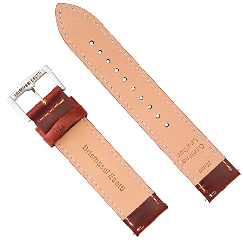 Brismassi Esetti B&E Top Grain Leather Watch Bands 16Mm 18Mm 19Mm 20Mm 21Mm 22Mm Quick Release Watch Strap Men Women, Elegant Replacement Band For Watch & Smartwatch #TOP3