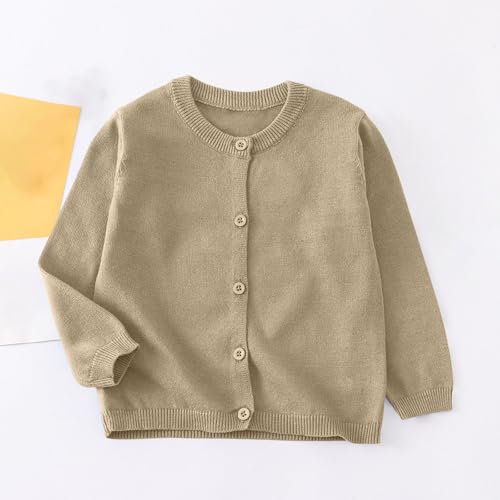 Button Down Sweater for Girls Long Sleeve Casual Loose Lightweight Casual Cozy Knit Ribbed Pullover Sweatshirt2