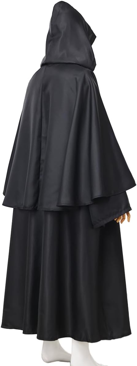 BLESSUME Friar Hooded Robe Monk Renaissance Priest Halloween Medieval Role Play Costume
