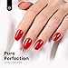 Beetles Red Gel Nail Polish - Gel Polish Hema Free Classic Red Color Soak Off Uv LED Nail Lamp 15ml DIY Home Manicure Salon Gift for Women Crimsom Harmony