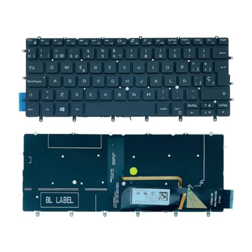 Clavier rétroéclairé espagnol américain pour travailler de nuit sur XPS 13