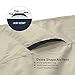 Explore Land 600D Waterproof Golf Cart Cover Fits for Most Brand 2 Passengers Car (Light Tan)