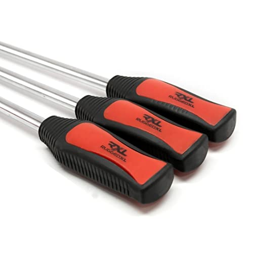 Ruggedxl Tire Spoon Kit, Rim Protectors, Valve Tool, Valve Cores (3 Pack), 14.5 Inch Long #TOP6