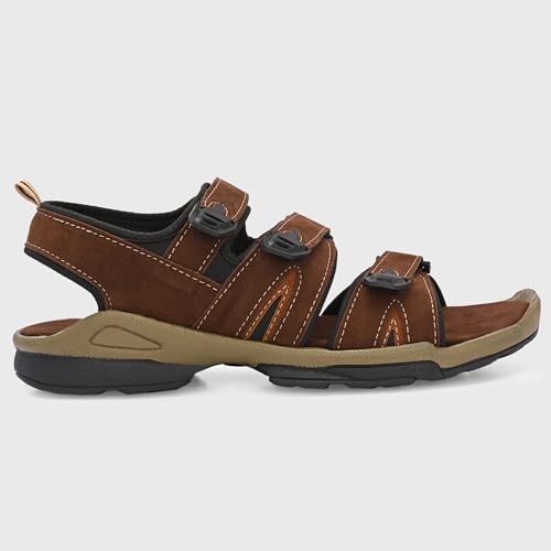 Image of Centrino Sandals for Men | Stylish Men's Casual Sandal for Office & Travel | Comfortable Sandals with Grip Insole & Quality (8142)
