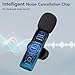 HEHOTTC Mini Wireless Lavalier Microphone for iPhone, iPad, Android Phone - Noise Reduction Lapel USB C Bluetooth Mic for Recording, Clip on Omni Lav Mic for Video Recording, Tiktok, YouTube, Vlog