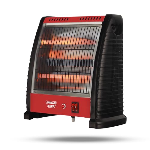 Image of Urban Chef Quatrz Room Heater For Bedroom in Winter 800W| Electric Room Heaters Home For indoor Use | Blower /Fan Heater | 2Rods Multi Mode, Long Lasting Quick Heating | ISI Certified |1 Year Warranty