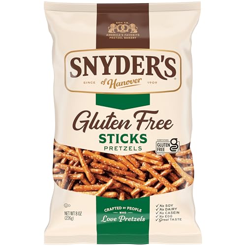 Snyder's Of Hanover Pretzels, Gluten Free Pretzel Sticks, 8 Oz