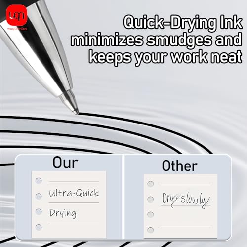 Bolígrafos de gel 0.7 mm, pack de 12, tinta negra miniatura 4