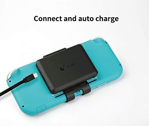 Cargador de batería portátil recargable extendido de 5000 mAh, paquete de energía de respaldo de viaje compacto para Nintendo Switch Lite por TIANG