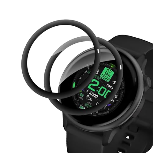 Carantee 2 Stück Schutzfolie für Panzerglas für Garmin Vivoactive 6 Folie Ultradünn Displayschutzfolie 9H Härte Bläschenfrei Transparent Schutzglas für Garmin Vivoactive 6 Schutzfolie
