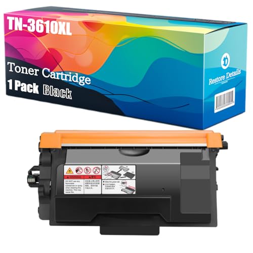 High Yield TN-3610XL TN3610XL Toner Cartridge Compatible for Brother HL-L6210DW HL-L6410DN HL-L6415DN MFC-L6710DW MFC-L6910DN MFC-L6915DN Printer, Unleash High-Definition Printing(Black)