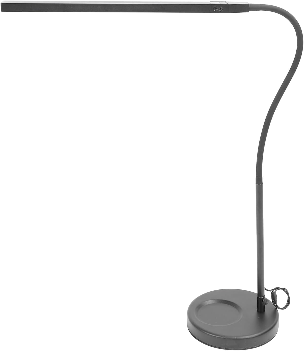 Dioche Smart Stepless Dimming LED Desk Lamp with Base and Clamp 3 Color Temperature 3000K6000K On Light Foldable Nail Reading Clamp Lamp for Home Office (US Plug)