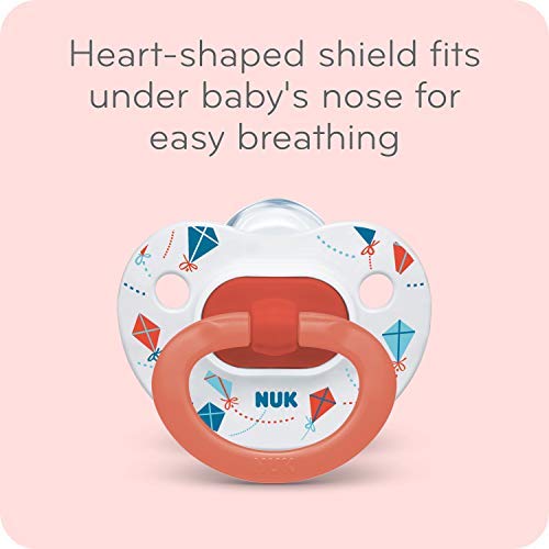 NUK Disney Mickey Mouse Orthodontic Pacifiers, 0-6 Months, 2-Pack