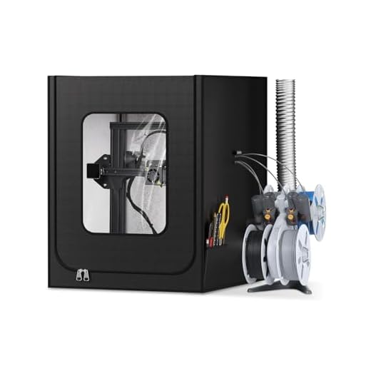 3D Printer Enclosure with Ventilation Kit, LED Light, Premium Fireproof Dustproof Tent Constant Temperature Protective Cover