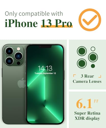 for iPhone 13 Pro Case with Screen Protector & Camera Lens Protector - Picture 31 of 61
