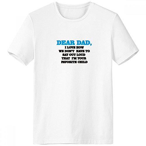 T-shirt homme cher papa sans étiquette pour éliminer les irritations du col