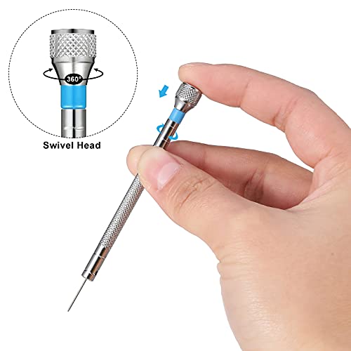 13 Pieces Micro Precision Watch Screwdriver Set Small Screwdriver Kit 0.6-2 Mm With 13 Extra Replace Blades Watch Flathead Repair Link Tool For Watch Eyeglasses Jewelry Work Electronics Repair #TOP2