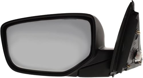 Kool-Vue Espejo compatible con Honda Accord 2008-2012 pintable Coupé plegable manual, calentado, lado del conductor de cristal eléctrico