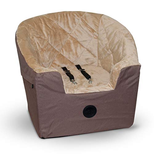 K&H Pet Products Bucket Booster Dog Car Seat Large Tan 14.5" x 24
