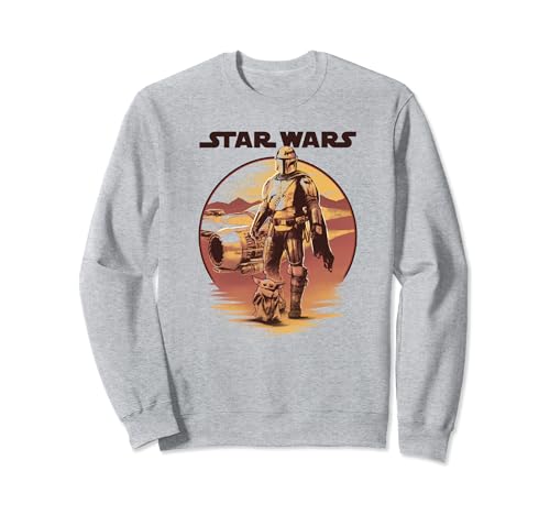 Sweat Star Wars The Mandalorian Mando et Grogu, le cadeau parfait pour les fans de la saga