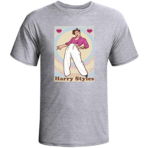 Camiseta E Babylook Harry Styles Camisa Blusa Fine Line tshirt t-shirt infantil (Babylook - P, Cinza