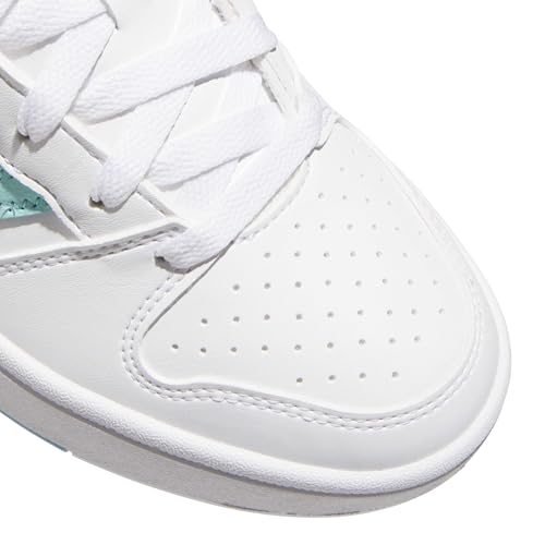 adidas Damen Hoops Classic Shoes, FTWR White/Flash Aqua/preloved Blue, 36 2/3 EU – Ansicht 6