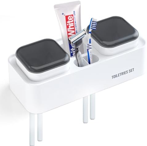 Magnetischer Zahnbürstenhalter - Platzsparend & Ohne Bohren!