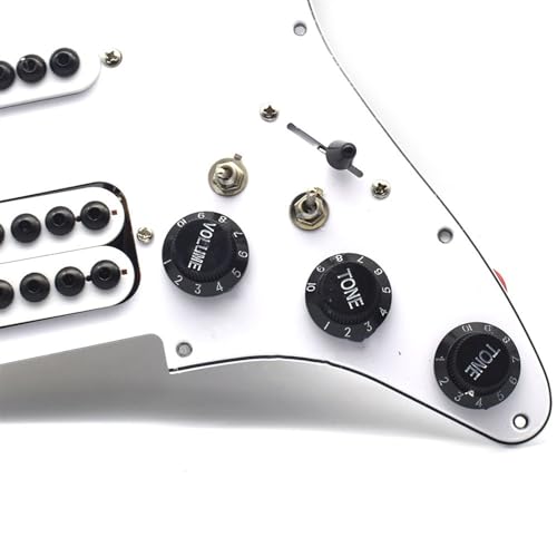 Pickguard ST double simple double blanc pour guitare électrique