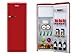 Amica KSR 364 150 R Retro Kühlschrank/Rot /218 L/Gemüseschublade/LED-Beleu...