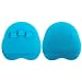 INNERNEED Food-grade Silicone Body Cleansing Brush Shower Scrubber Gentle Exfoliating Glove, For Sensitive, Delicate, Dry Skin (Blue)