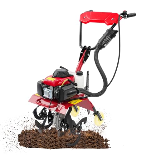 GSHIOIO 63cc 4-Cycle Front Tine Tiller