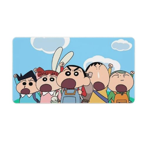 クレヨンしんちゃん マウスパッド 大型 ゲーミング 滑り止め 防水 デスクマット 超大型 デスクパット パソコンマット ゲーミ 可愛い 大判 装飾 マウス対応 耐久性 滑り止め おしゃれ 大きいサイズ プレゼント 贈り物 40X75cm